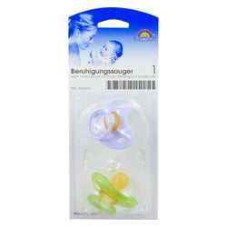 Kirschsauger Latex Gr.1 0-6 Monate flieder/grün