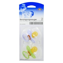 Kirschsauger Latex Gr.2 6-18 Monate flieder/grün