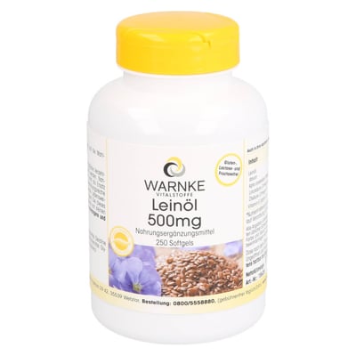 Leinöl 500 mg Produktbild 1
