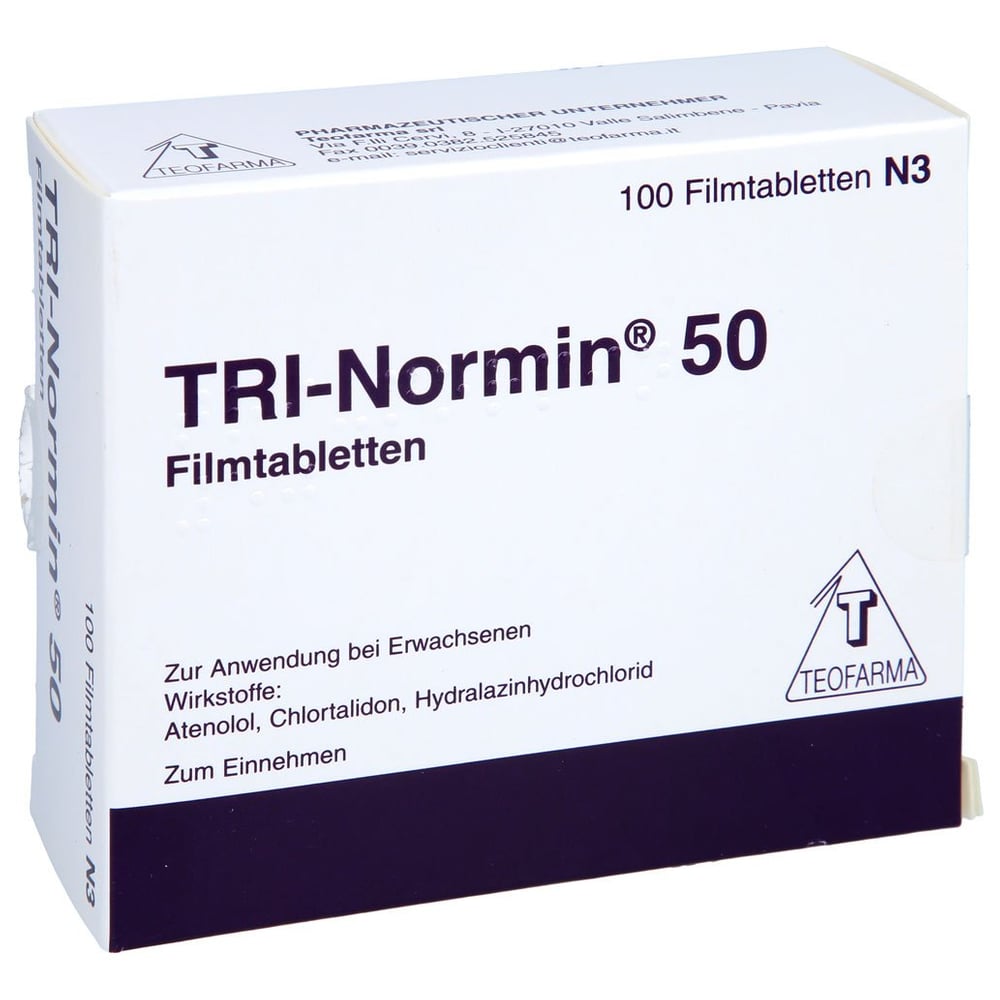 TRI-NORMIN 50 Filmtabletten
