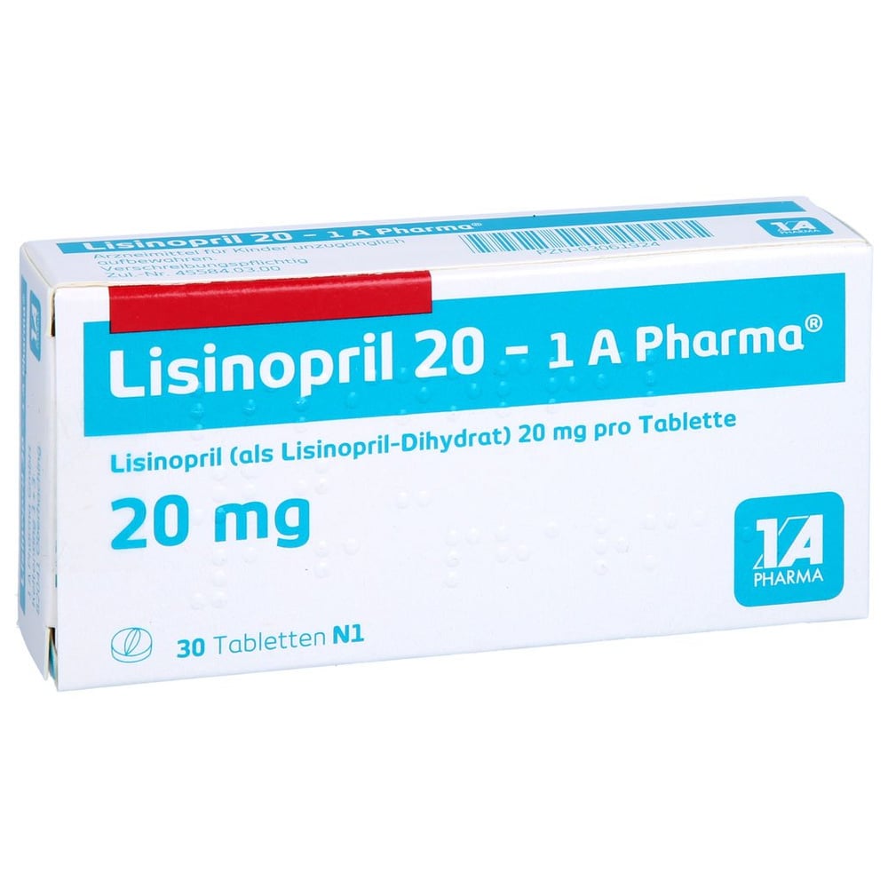Lisinopril 20-1A Pharma