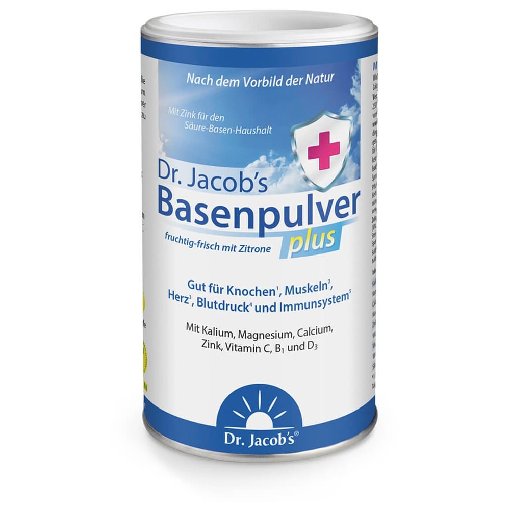 Dr. Jacob's Basenpulver plus Basen-Citrat-Mineralstoffe