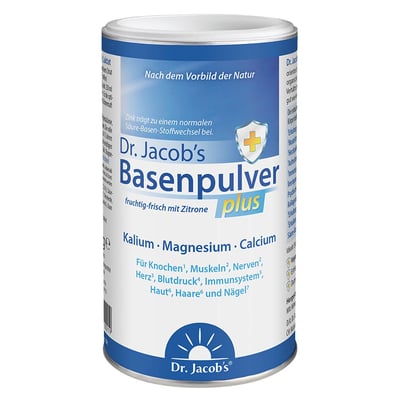 Dr. Jacob's Basenpulver plus Basen-Citrat-Mineralstoffe
