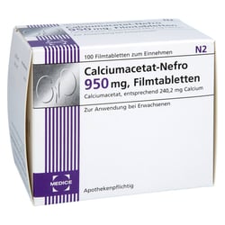 Calciumacetat Nefro 950 mg Filmtabletten