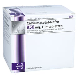 Calciumacetat Nefro 950 mg Filmtabletten