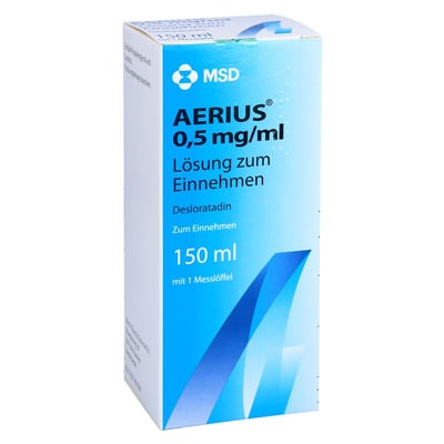 Aerius 0,5 mg/ml Lösung zum Einnehmen Produktbild 1
