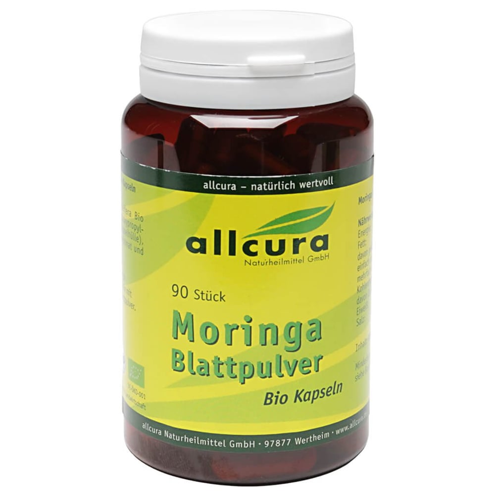 Moringa Blattpulver BIO Kapseln