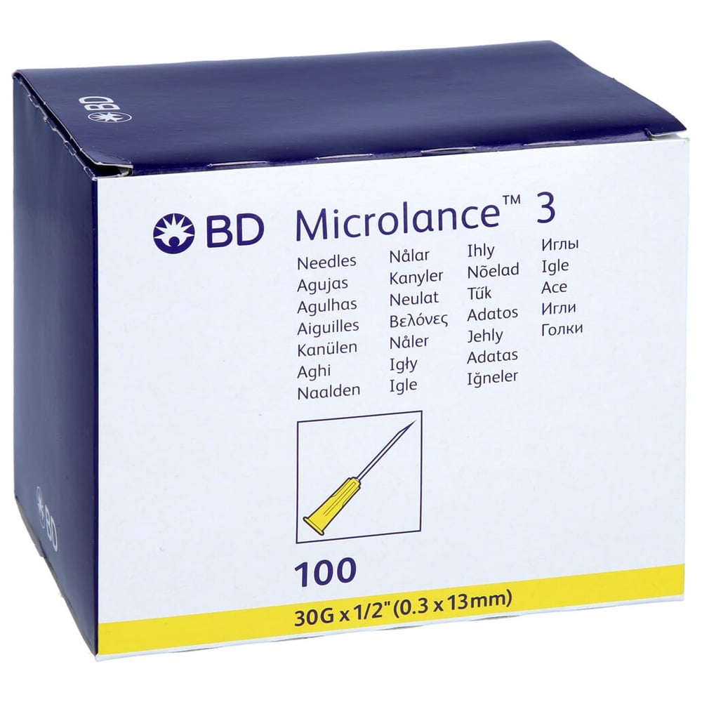BD Microlance Kanüle 30 G 1/2 0,29x13 mm