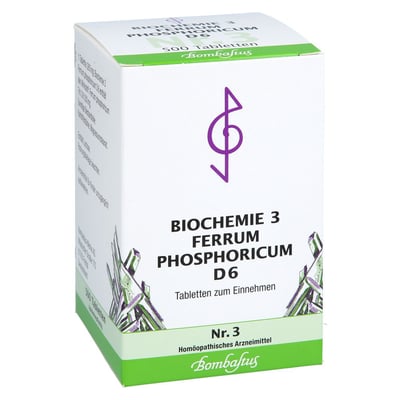 Biochemie 3 Ferrum phosphoricum D 6 Tabletten