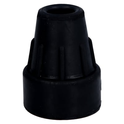 Krückenkapsel16mm schwarz m.Stahleinl.f.Unterarmst