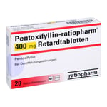 Pentoxifyllin-ratiopharm 400 mg Retardtabletten Produktbild 1