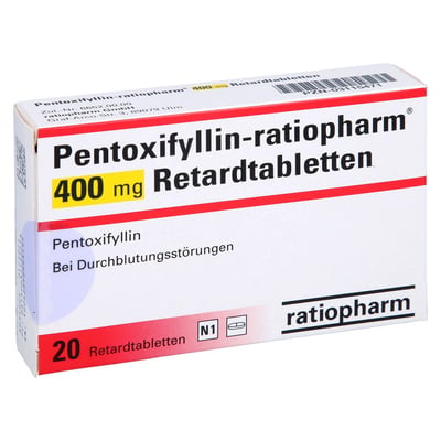 Pentoxifyllin-ratiopharm 400 mg Retardtabletten Produktbild 1