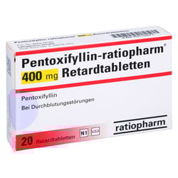 Pentoxifyllin-ratiopharm 400mg Retardtabletten