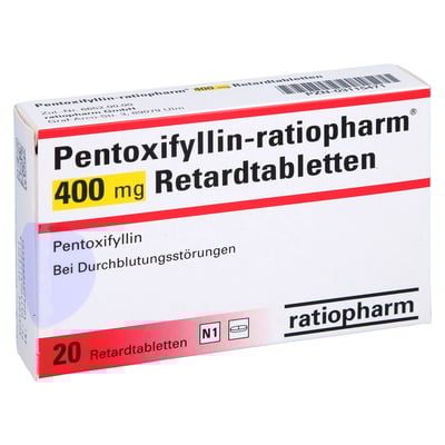 Pentoxifyllin-ratiopharm 400mg Retardtabletten