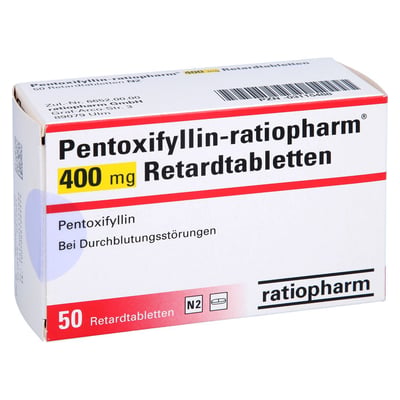 Pentoxifyllin-ratiopharm 400 mg Retardtabletten Produktbild 1
