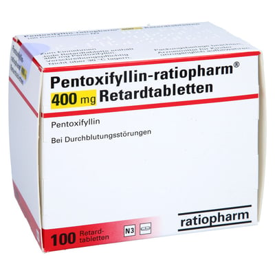 Pentoxifyllin-ratiopharm 400 mg Retardtabletten Produktbild 1