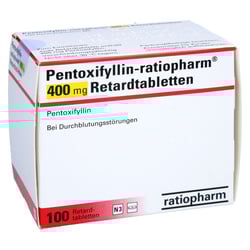 Pentoxifyllin-ratiopharm 400mg Retardtabletten