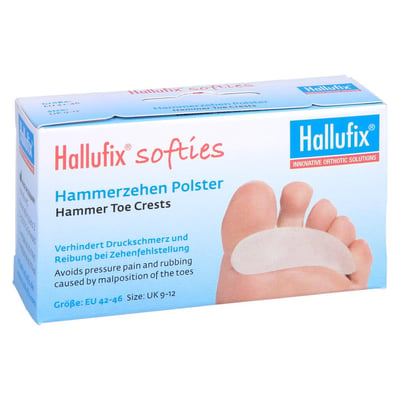 Hallufix softies Hammerzehenpolster Größe L (42-46) Produktbild 1
