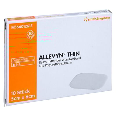 Allevyn Thin 5x6 cm d nne Wundauflage