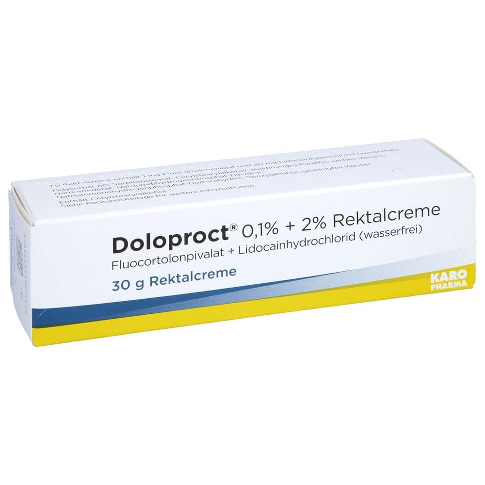 Doloproct 0,1 %+2 % Rektalcreme