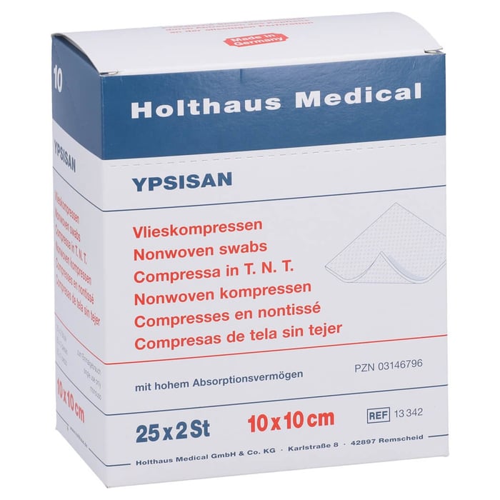 Kompressen steril YPSISAN 10x10cm