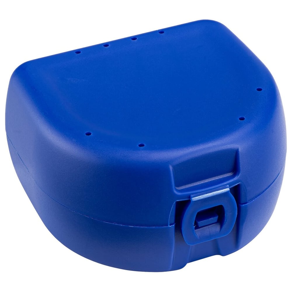 Prothesen Zahnspangenbox universal dunkelblau