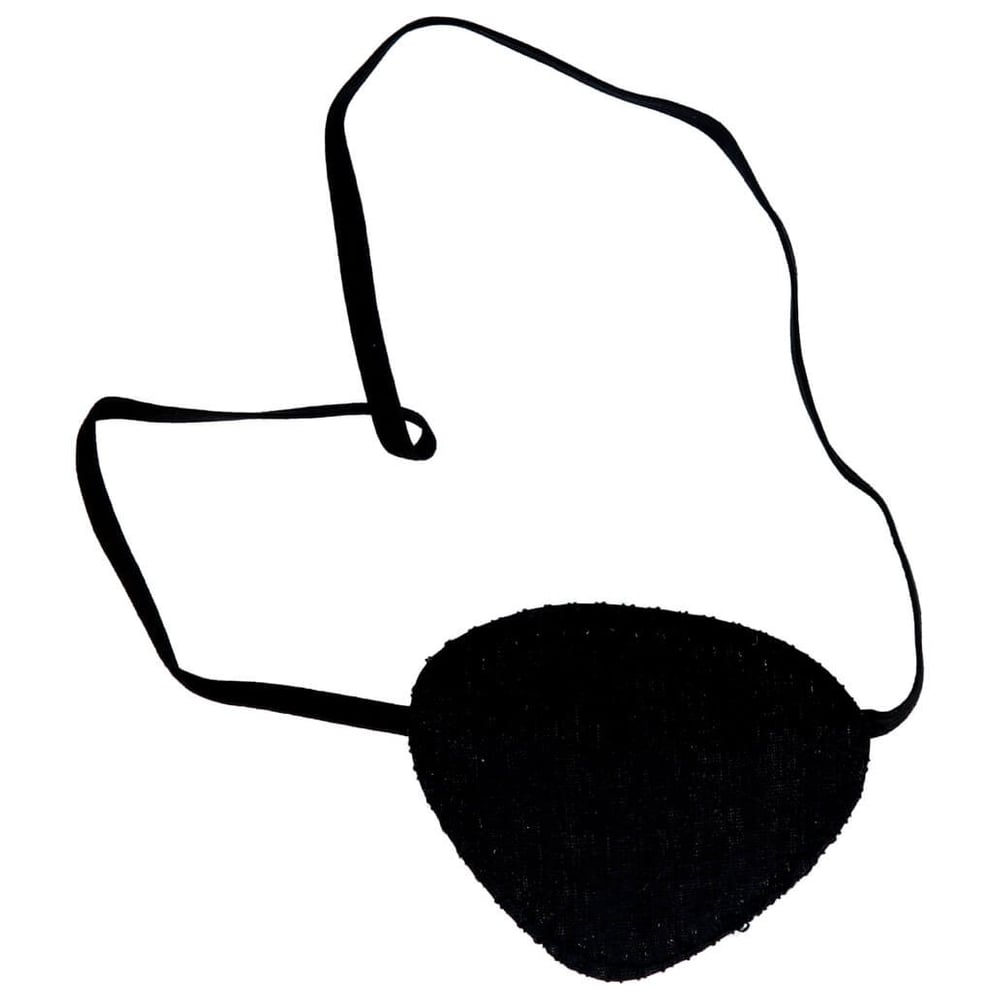 Augenklappe oval mit Gummiband