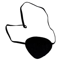 Augenklappe oval mit Gummiband