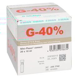 Glucose 40% Braun Mini-Plasco connect