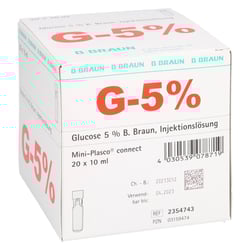 Glucose 5% Braun Mini-Plasco connect
