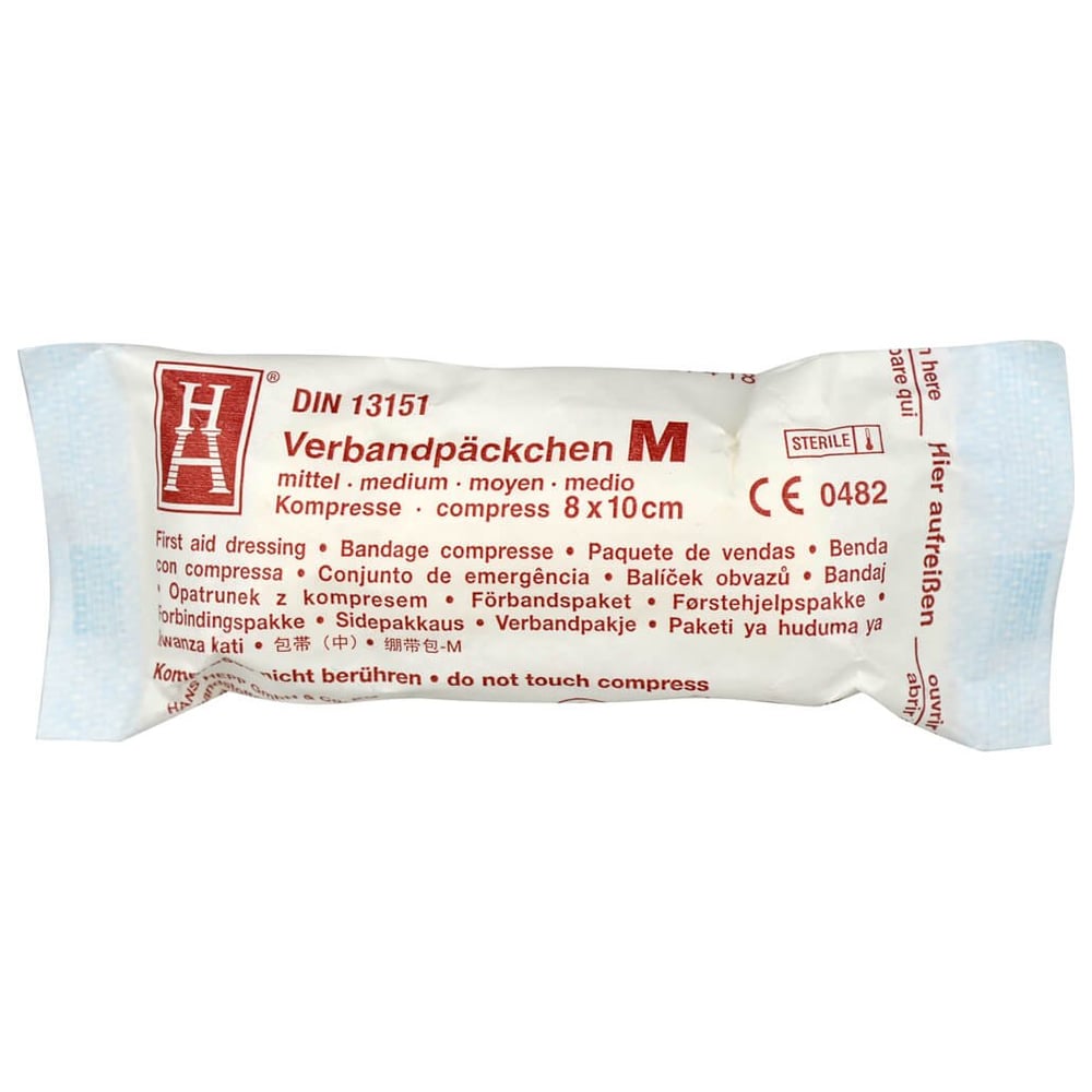 Verbandpäckchen 8x10 cm M steril