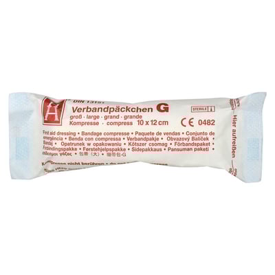 Verbandpäckchen 10x12 cm G steril