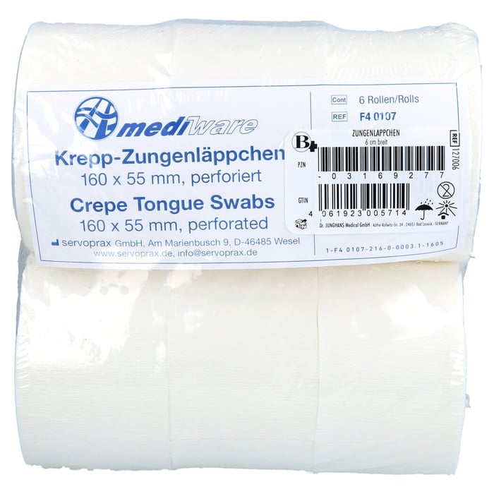 Zungenl Ppchen Kreppapier 6 Rollen