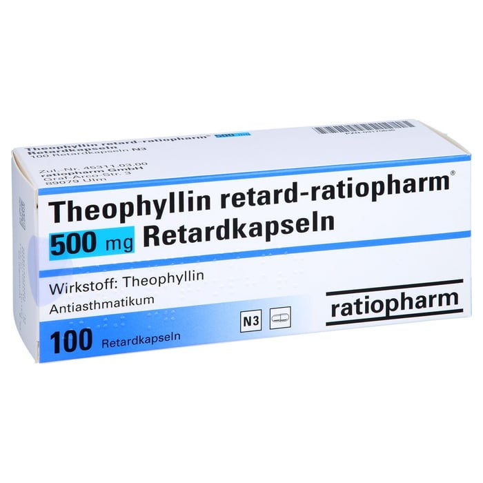 Theophyllin Ret Rat 500mg