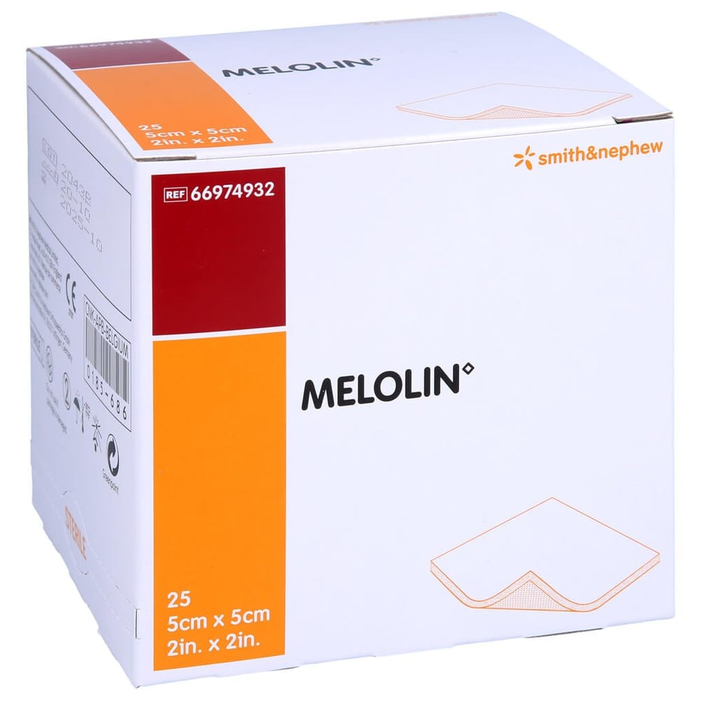 Melolin 5x5 cm Wundauflagen steril