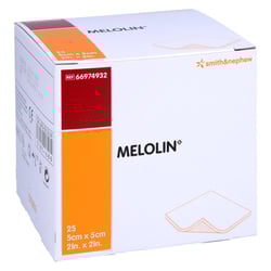 Melolin 5x5 cm Wundauflagen steril
