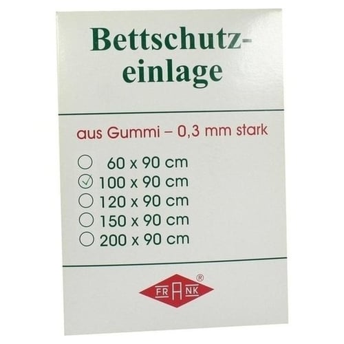 Betteinlage Gummiplatte 0,3 mm 90x100 cm weiß