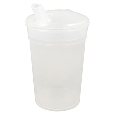 Einnehmebecher Kunststoff m.2 Trinkdeckel