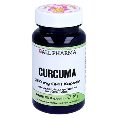 Curcuma 200 mg Kapseln Produktbild 1