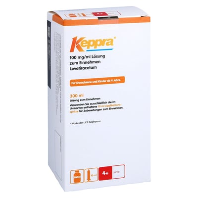 Keppra 100 mg/ml 10 ml Dosierspritze