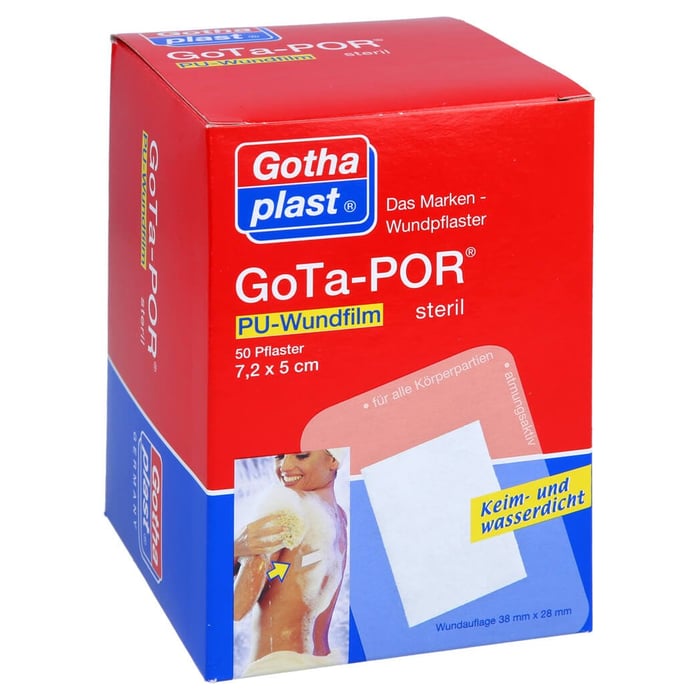 GOTA-POR PU Wundfilm 7,2x5 cm steril Pflaster