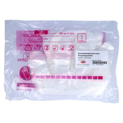 Handschuhe Einmal Damen Poly thylen