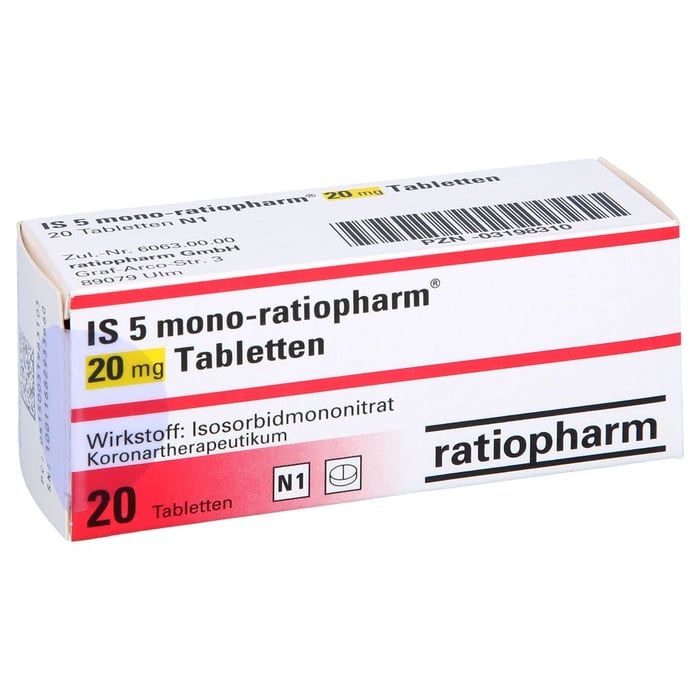 Is 5 mono-ratiopharm 20mg