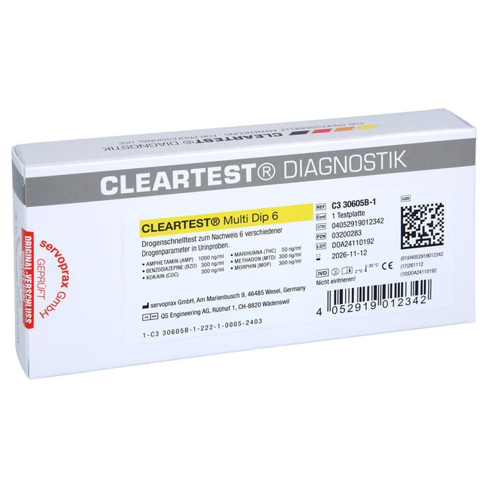 Drogentest Multi Dip 6 Amp