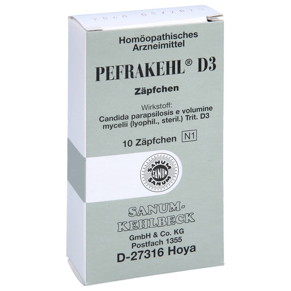 Pefrakehl D 3 Zäpchen