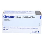 Clexane 10000 I.E. (100 mg)/1 ml Injektionslösung ohne Sicherheitssystem
