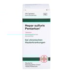 Hepar Sulfuris Pentarkan Tabletten