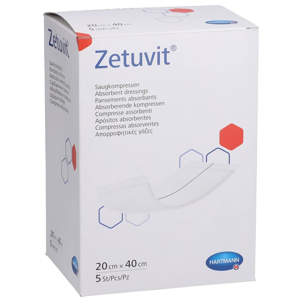Zetuvit Saugkompressen steril 20x40 cm