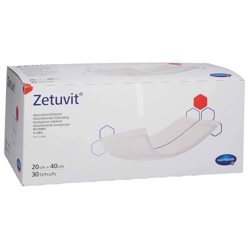 Zetuvit Saugkompressen unsteril 20x40 cm