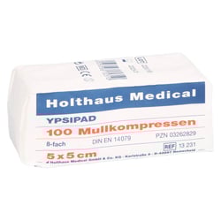 Mullkompressen 8-fach unsteril YPSIPAD 5x5cm